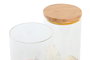 DKD Home Decor Bote de Borosilicato Casitas 1400ml