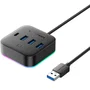 Vention Hub USB 3.0 CHZBC con 3 Puertos USB-A, 1 USB-C y 1 USB-C PD