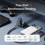 Vention Hub USB 3.0 5 en 1 CHZBC con 3xUSB, 1xUSB-C y 1xUSB-C PD, Negro