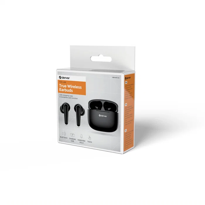 Denver TWE-48B Auriculares Inalámbricos TWS Negro Denver TWE-48B Auriculares Inalámbricos TWS Negro