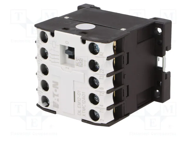 EATON ELECTRIC Contactor DILEM 3-polar 12A 230VAC