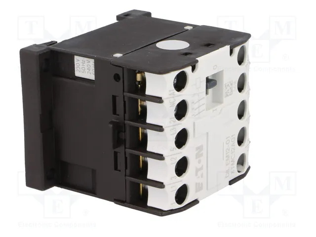 EATON ELECTRIC Contactor DILEM 3-polar 12A 230VAC