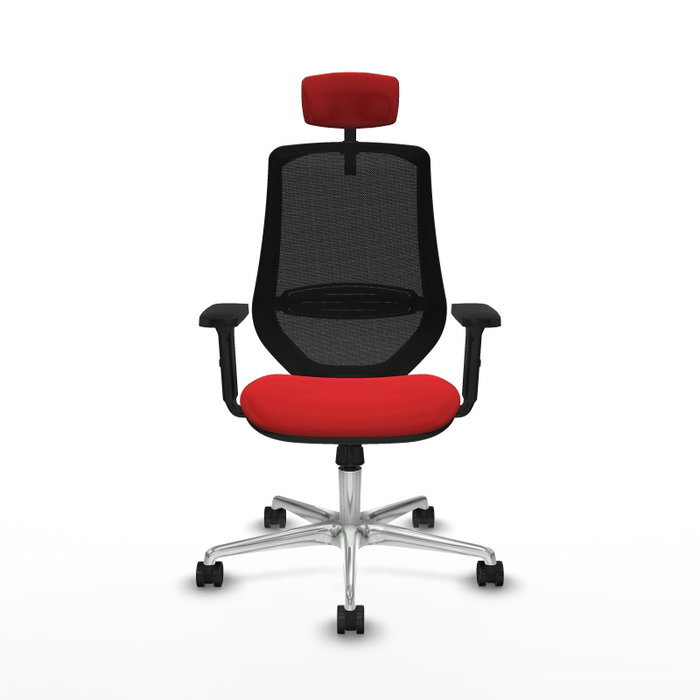 PIQUERAS Y CRESPO Silla de oficina Mardos con Mecanismo Sincro, Rojo y Negro PIQUERAS Y CRESPO Silla de oficina Mardos con Mecanismo Sincro, Rojo y Negro