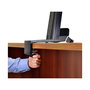 Ergotron WorkFit-S, Carro para Administración de Tabletas, Soporte de Monitor con Bandeja hasta 76 cm (30"), VESA 75x75/100x100, Peso Máx. 13.2 kg, Negro