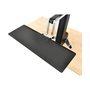 Ergotron WorkFit-S, Carro para Administración de Tabletas, Soporte de Monitor con Bandeja hasta 76 cm (30"), VESA 75x75/100x100, Peso Máx. 13.2 kg, Negro