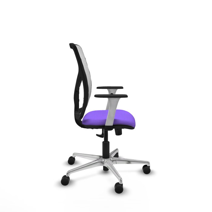 PIQUERAS Y CRESPO Silla de oficina Motilla con mecanismo Sincro, Lila y Blanco PIQUERAS Y CRESPO Silla de oficina Motilla con mecanismo Sincro, Lila y Blanco