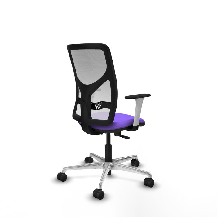 PIQUERAS Y CRESPO Silla de oficina Motilla con mecanismo Sincro, Lila y Blanco PIQUERAS Y CRESPO Silla de oficina Motilla con mecanismo Sincro, Lila y Blanco
