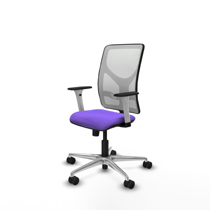 PIQUERAS Y CRESPO Silla de oficina Motilla con mecanismo Sincro, Lila y Blanco PIQUERAS Y CRESPO Silla de oficina Motilla con mecanismo Sincro, Lila y Blanco