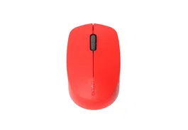 Rapoo M100 Silent Ratón Óptico Inalámbrico para Oficina, Ambidiestro, Conexión Triple RF 2.4G + Bluetooth 3.0/4.0, 1000 DPI, Clic Silencioso, Batería Hasta 9 Meses, Color Rojo