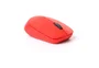 Rapoo M100 Silent Ratón Óptico Inalámbrico para Oficina, Ambidiestro, Conexión Triple RF 2.4G + Bluetooth 3.0/4.0, 1000 DPI, Clic Silencioso, Batería Hasta 9 Meses, Color Rojo