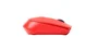 Rapoo M100 Silent Ratón Óptico Inalámbrico para Oficina, Ambidiestro, Conexión Triple RF 2.4G + Bluetooth 3.0/4.0, 1000 DPI, Clic Silencioso, Batería Hasta 9 Meses, Color Rojo