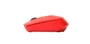 Rapoo M100 Silent Ratón Óptico Inalámbrico para Oficina, Ambidiestro, Conexión Triple RF 2.4G + Bluetooth 3.0/4.0, 1000 DPI, Clic Silencioso, Batería Hasta 9 Meses, Color Rojo