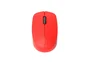 Rapoo M100 Silent Ratón Óptico Inalámbrico para Oficina, Ambidiestro, Conexión Triple RF 2.4G + Bluetooth 3.0/4.0, 1000 DPI, Clic Silencioso, Batería Hasta 9 Meses, Color Rojo