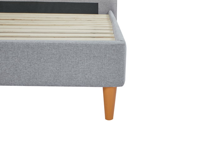 DKD Home Decor Cama Urban Gris Claro 219 x 104 x 170 cm Colección Bed in a Box