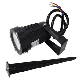 Foco LED para Jardines 5W 450Lm 6000K Blanco Frío con Pincho de Acero Inoxidable