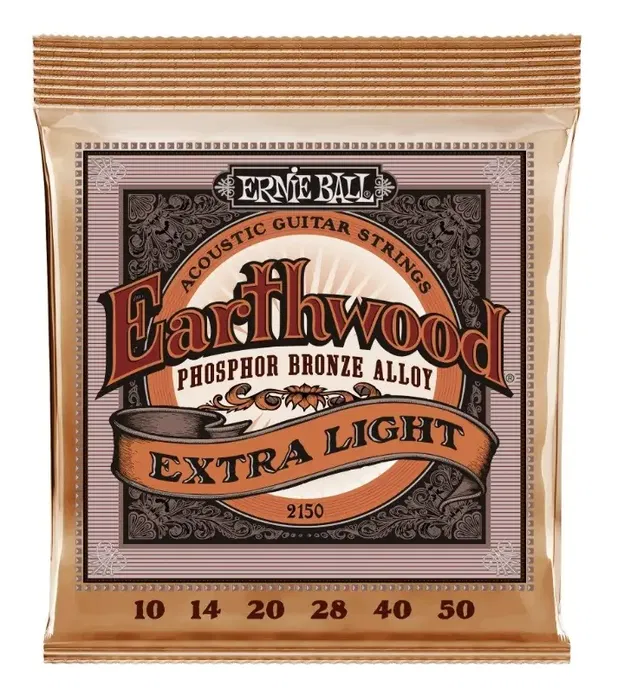 Ernieball Juego Acústica Earthwood 92/8 Phosphor Bronze Light 11-52