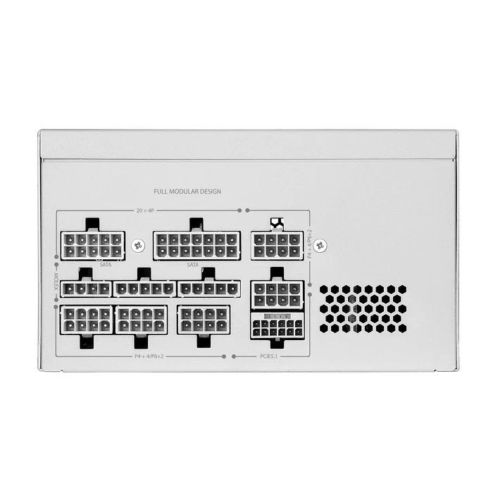 Mars Gaming MPT1000 1000W 80 PLUS Platinum Blanco