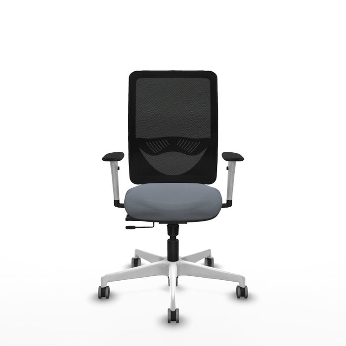 PIQUERAS Y CRESPO Silla de oficina Zulema Gris y Negro