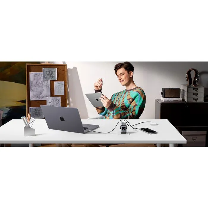 UGREEN Fuente de Alimentación para Robot 4 Puertos 100W PD Negra AABOP50115