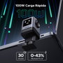 Ugreen Cargador USB-A + 3x USB-C 100W GaN Fast