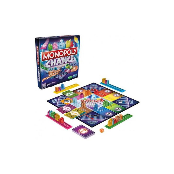Hasbro Juego de Mesa Monopoly Chance Español Hasbro Juego de Mesa Monopoly Chance Español