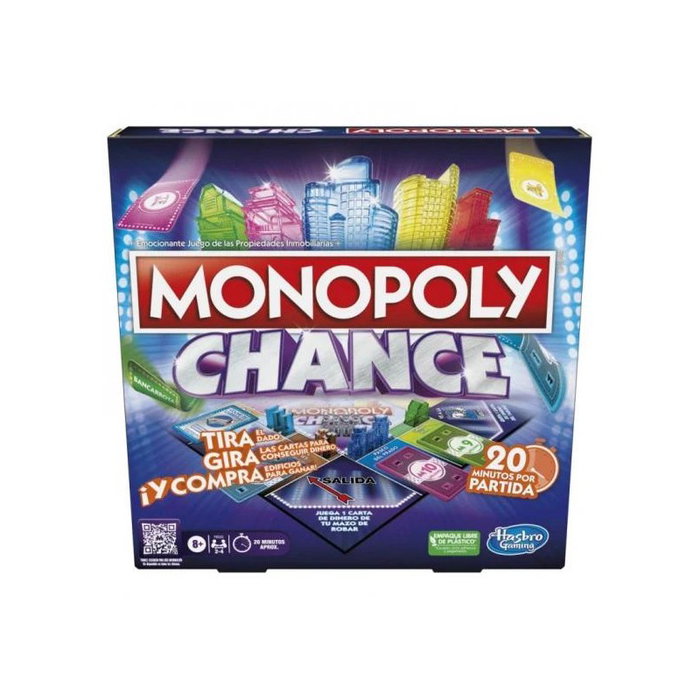 Hasbro Juego de Mesa Monopoly Chance Español Hasbro Juego de Mesa Monopoly Chance Español