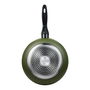 San Ignacio Sartén Aluminio Prensado Inducción Experto Ø24 cm Exterior Verde Interior Negro Antiadherente Mango Soft Touch