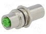 LAPP Acoplador recto para panel o conducto M12 hembra código D-Ethernet