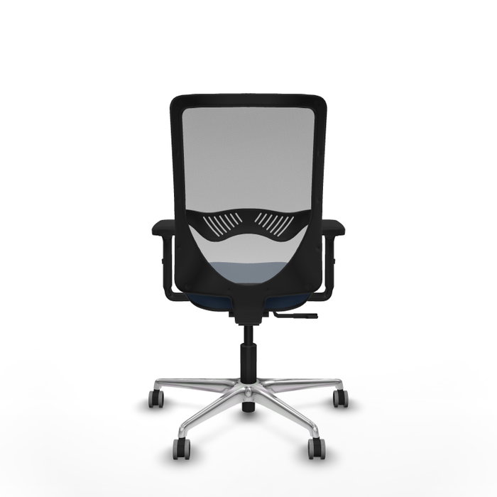 PIQUERAS Y CRESPO Silla de oficina Zulema con mecanismo Sincro, Azul marino y Gris PIQUERAS Y CRESPO Silla de oficina Zulema con mecanismo Sincro, Azul marino y Gris