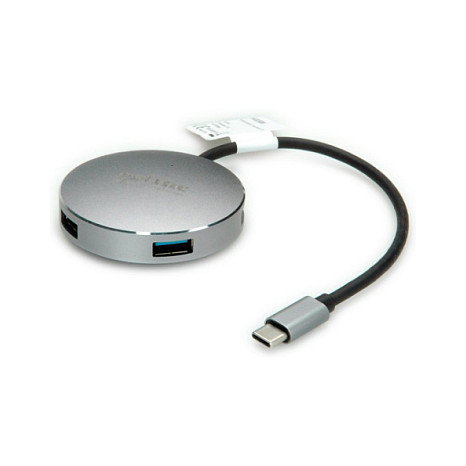 ROLINE Hub USB 3.2 Gen 1 14.02.5036 con 4 puertos y conexión Type-C