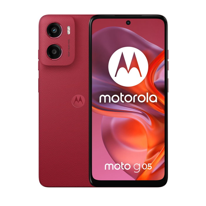 Motorola moto g05 Smartphone 16,9 cm (6.67") 4G Dual SIM 4 GB RAM 256 GB Almacenamiento Rojo