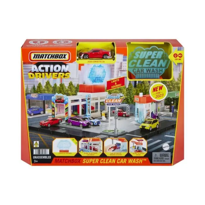 Matchbox MATHNJ54 Playset MBX Washing Station - Vehículos - 3 años y + Matchbox MATHNJ54 Playset MBX Washing Station - Vehículos - 3 años y +
