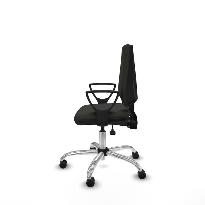PIQUERAS Y CRESPO Silla de oficina Elche con mecanismo Asincro, color Negro