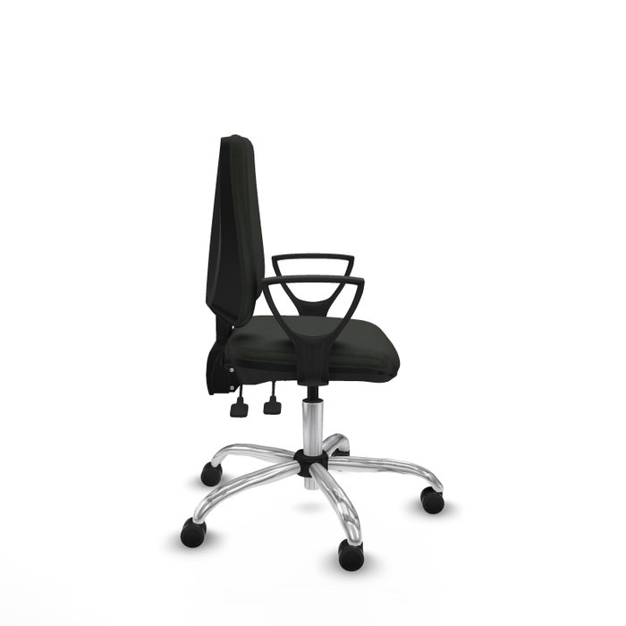 PIQUERAS Y CRESPO Silla de oficina Elche con mecanismo Asincro, color Negro