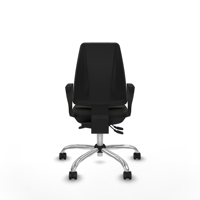 PIQUERAS Y CRESPO Silla de oficina Elche con mecanismo Asincro, color Negro