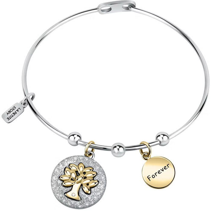La Petite Story Pulsera LPS05ASF25 de Acero Inoxidable Gris La Petite Story Pulsera LPS05ASF25 de Acero Inoxidable Gris