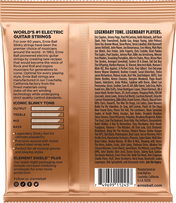 Ernieball Juego de Cuerdas Eléctrica Slinky Turbo 9.5-46 Tripack (3) Ernieball Juego de Cuerdas Eléctrica Slinky Turbo 9.5-46 Tripack (3)