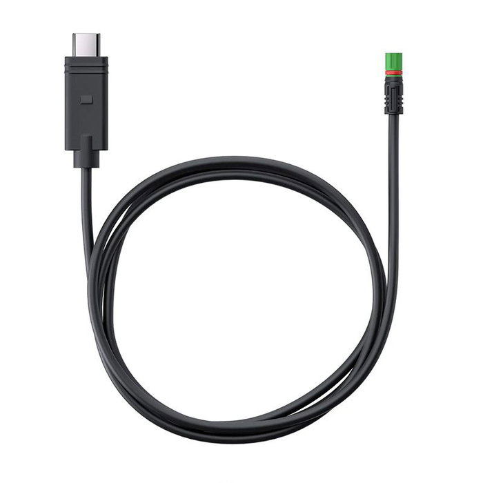 SP Connect Cable E-Bike con Interfaz Bosch LPP - Cargador USB-C, 110 cm, Negro - Homologado Bosch para Lower Power Port