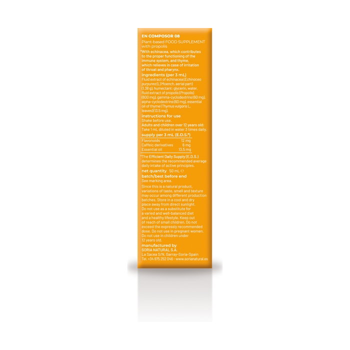 Soria Natural Composor 08 Sistema Inmunitario 50 ml Soria Natural Composor 08 Sistema Inmunitario 50 ml