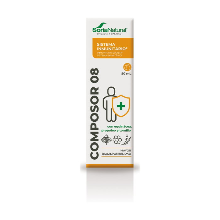 Soria Natural Composor 08 Sistema Inmunitario 50 ml Soria Natural Composor 08 Sistema Inmunitario 50 ml