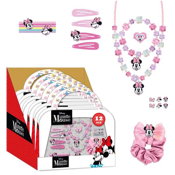 Cerdá Accesorios de Belleza Minnie (12 Piezas) 28.0 x 21.6 x 3.8 cm