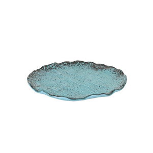 Viejo Valle - Vajilla Murano - Plato Llano Turquesa - 20 cm de Diámetro - Modelo Plato Llano - Vidrio (Set de 6) Viejo Valle - Vajilla Murano - Plato Llano Turquesa - 20 cm de Diámetro - Modelo Plato Llano - Vidrio (Set de 6)