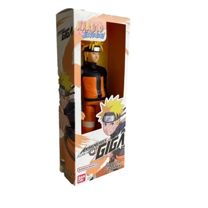 Bandai BAN3296580381517 Figura Articulada Grande Naruto Shippuden Mega Figura Anime Heroes 30 cm Naruto Uzumaki Bandai BAN3296580381517 Figura Articulada Grande Naruto Shippuden Mega Figura Anime Heroes 30 cm Naruto Uzumaki