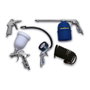Goodyear Kit de Accesorios para Aire Comprimido con 5 Piezas: Pistola de Soplado, Pintura, Inflado, Manguera 5m y Petrolear