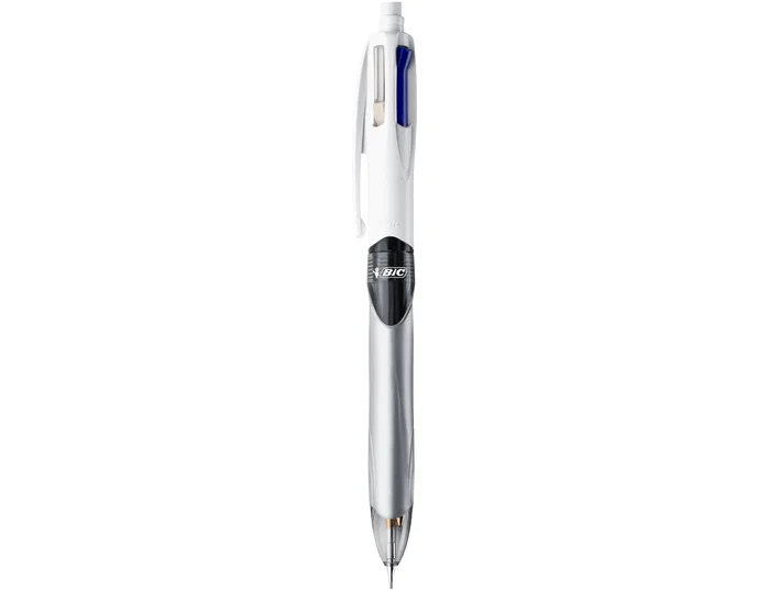 BIC Bolígrafo Multifunción de 3 Colores y Portaminas 0,7 mm, Caja de 12 Unidades