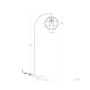 Longquan Lámpara de Pie [SKD-F1004] - Diseño Elegante con Bombilla LED E27 para Salón, Dormitorio