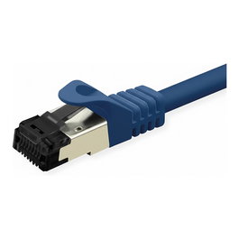 VALUE S/FTP-(PiMF-) Patch Cable Cat.8 (Class I) cable trenzado, LSOH, Litzendraht, color azul, 3 metros