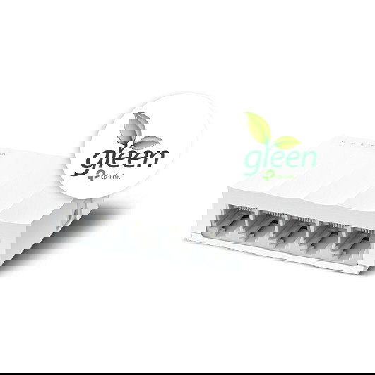 TP-Link LS1005 5 Puertos Switch de Red No Administrado, Fast Ethernet 10/100 Mbps, Capacidad 1 Gbit/s, Blanco