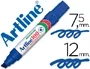 Artline Rotulador Marcador Permanente 100 Azul Punta Biselada 7.5/12 mm