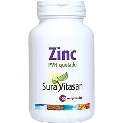 SURA VITASAN Zinc PVH Quelado 25mg 100 Cápsulas